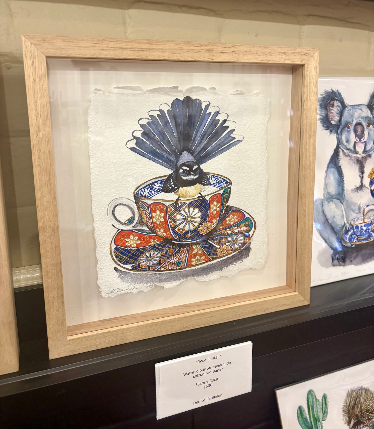 Denise Faulkner Original Work - " Deco Fantail "
