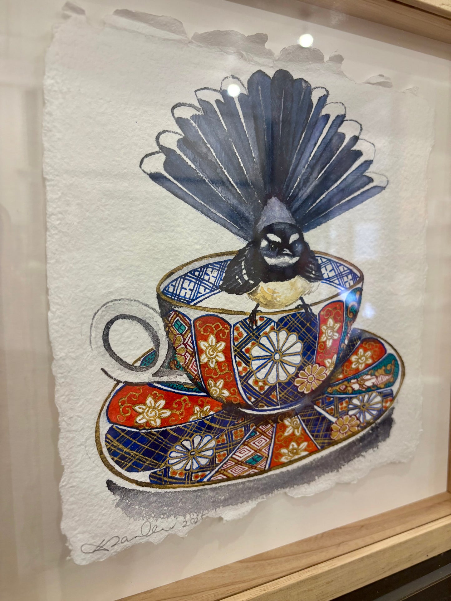 Denise Faulkner Original Work - " Deco Fantail "