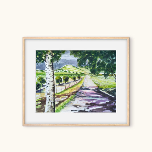 Anjee Du Terreau Hand painted Artwork -  "Approaching Storm" 38x30