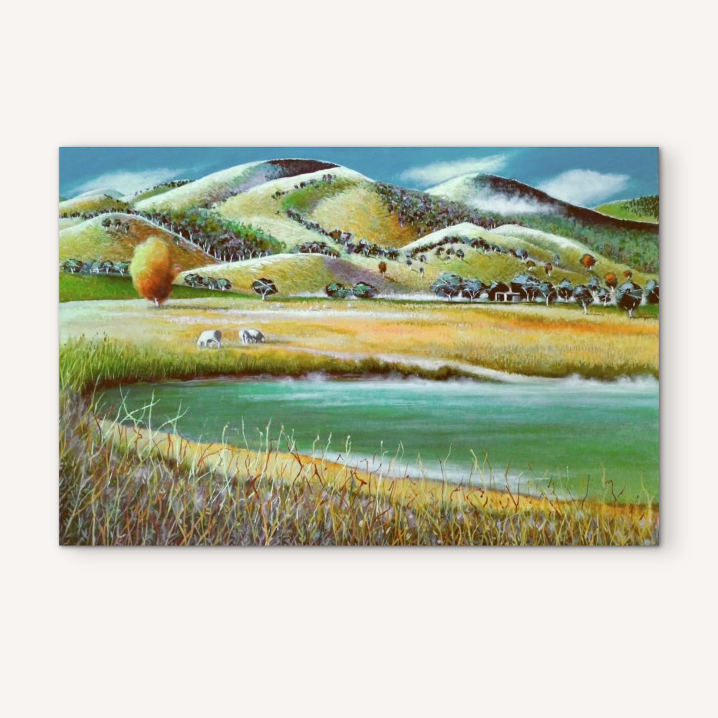 Anjee Du Terreau Original Acrylic -  "Morning Calm" 61x91cm