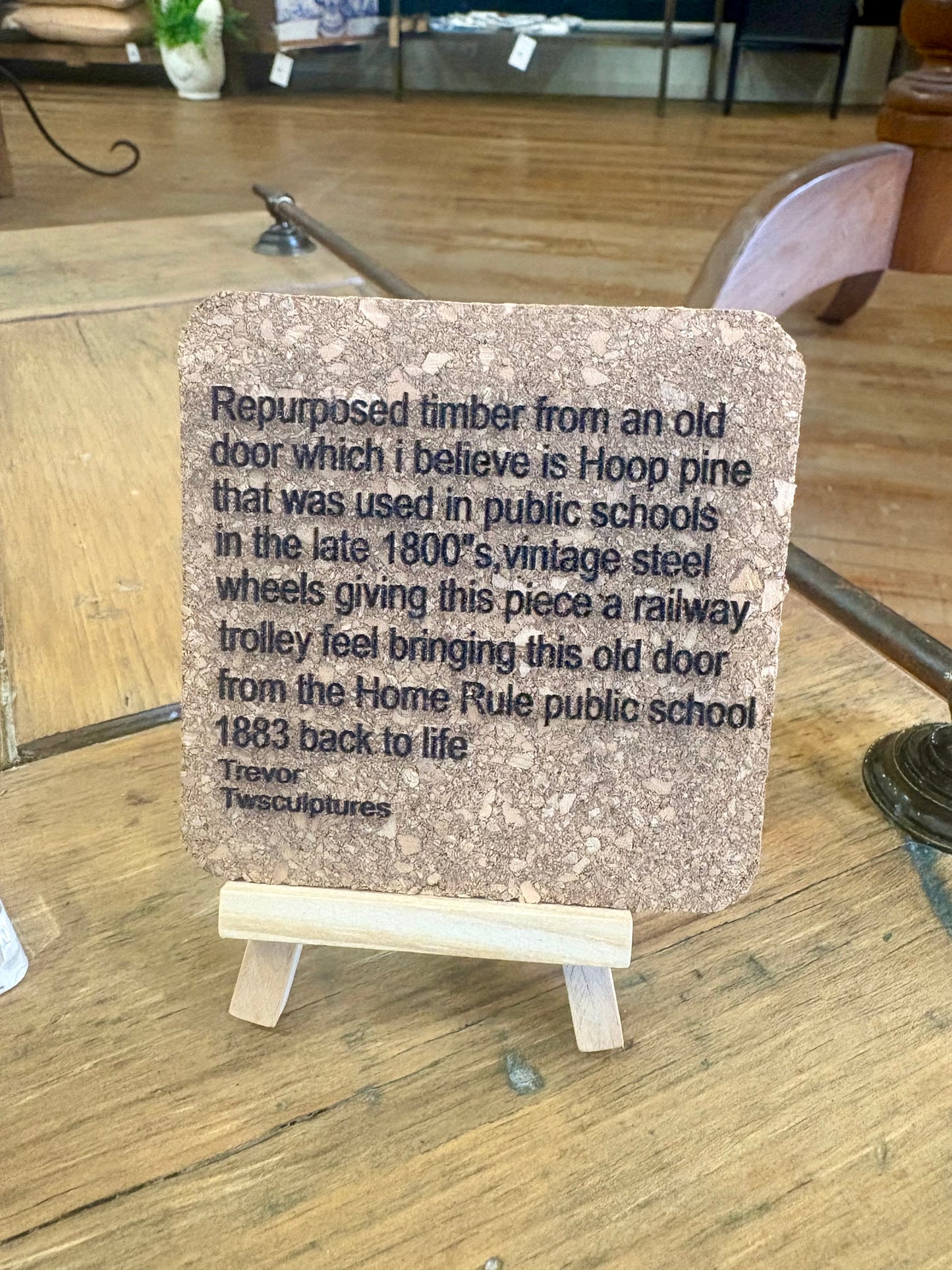 Locally Made Railway inspired Coffee Table by TWSculptures