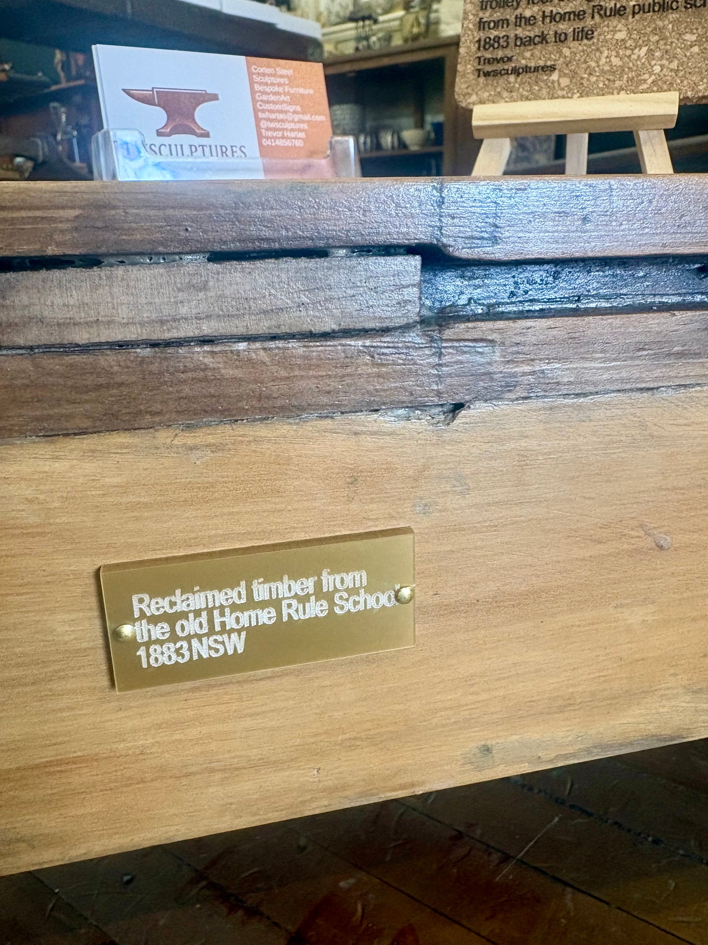 Locally Made Railway inspired Coffee Table by TWSculptures