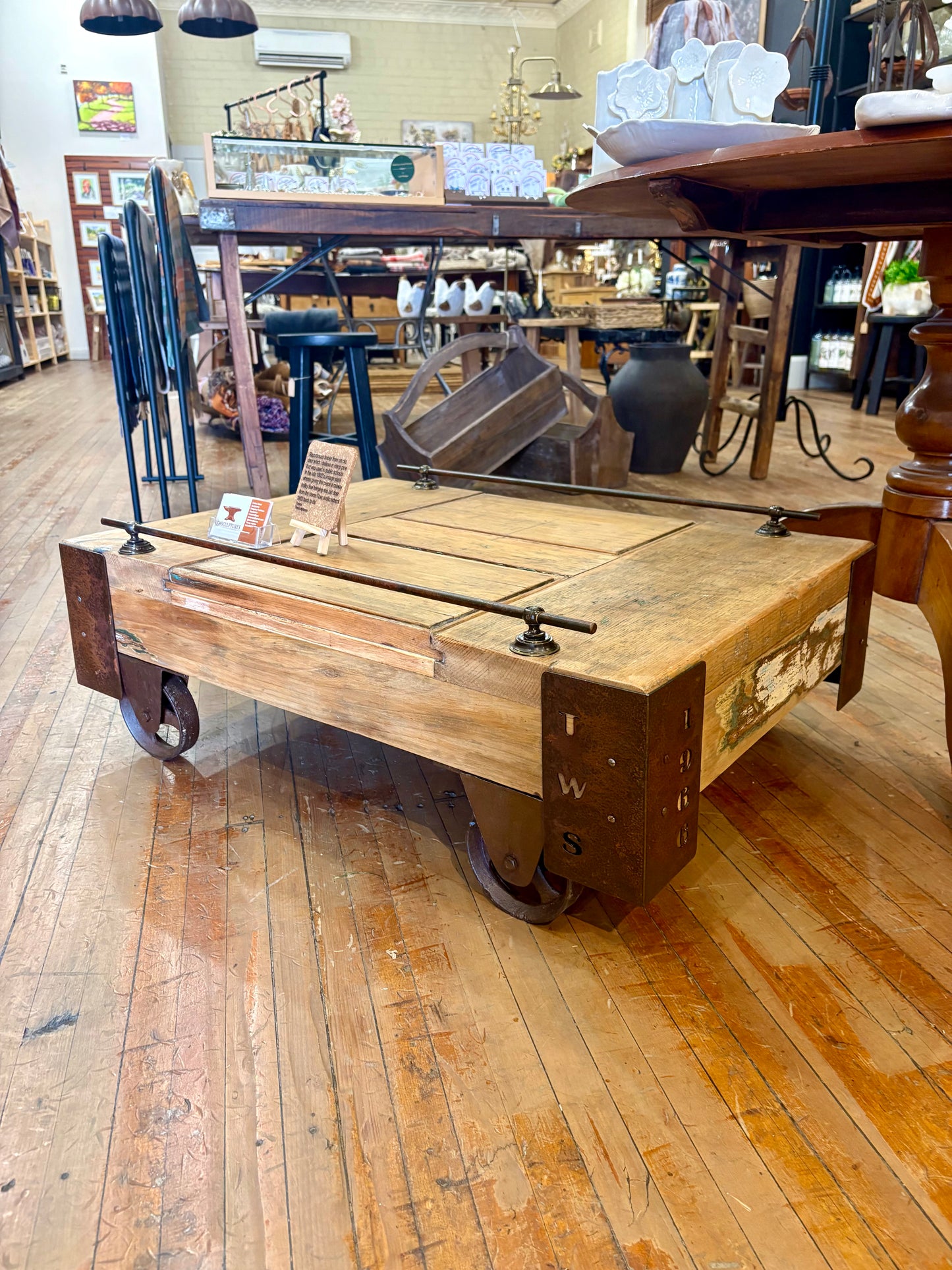 Locally Made Railway inspired Coffee Table by TWSculptures