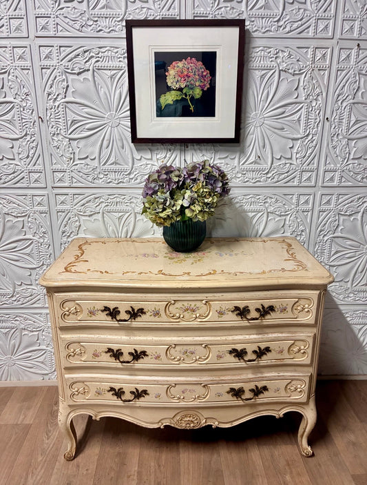 Vintage Bird - French Style 3 Drawer Cupboard