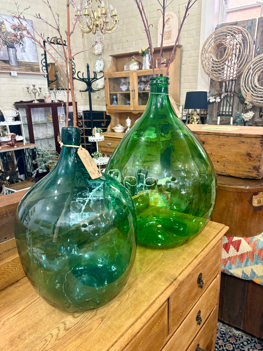 Vintage Bird - Vintage Demi Johns