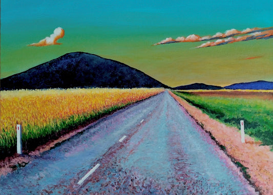 Anjee Du Terreau Original Acrylic -  "The Road Less Travelled" 46 x 60cm