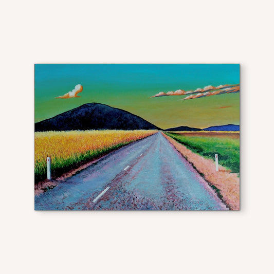 Anjee Du Terreau Original Acrylic -  "The Road Less Travelled" 46 x 60cm