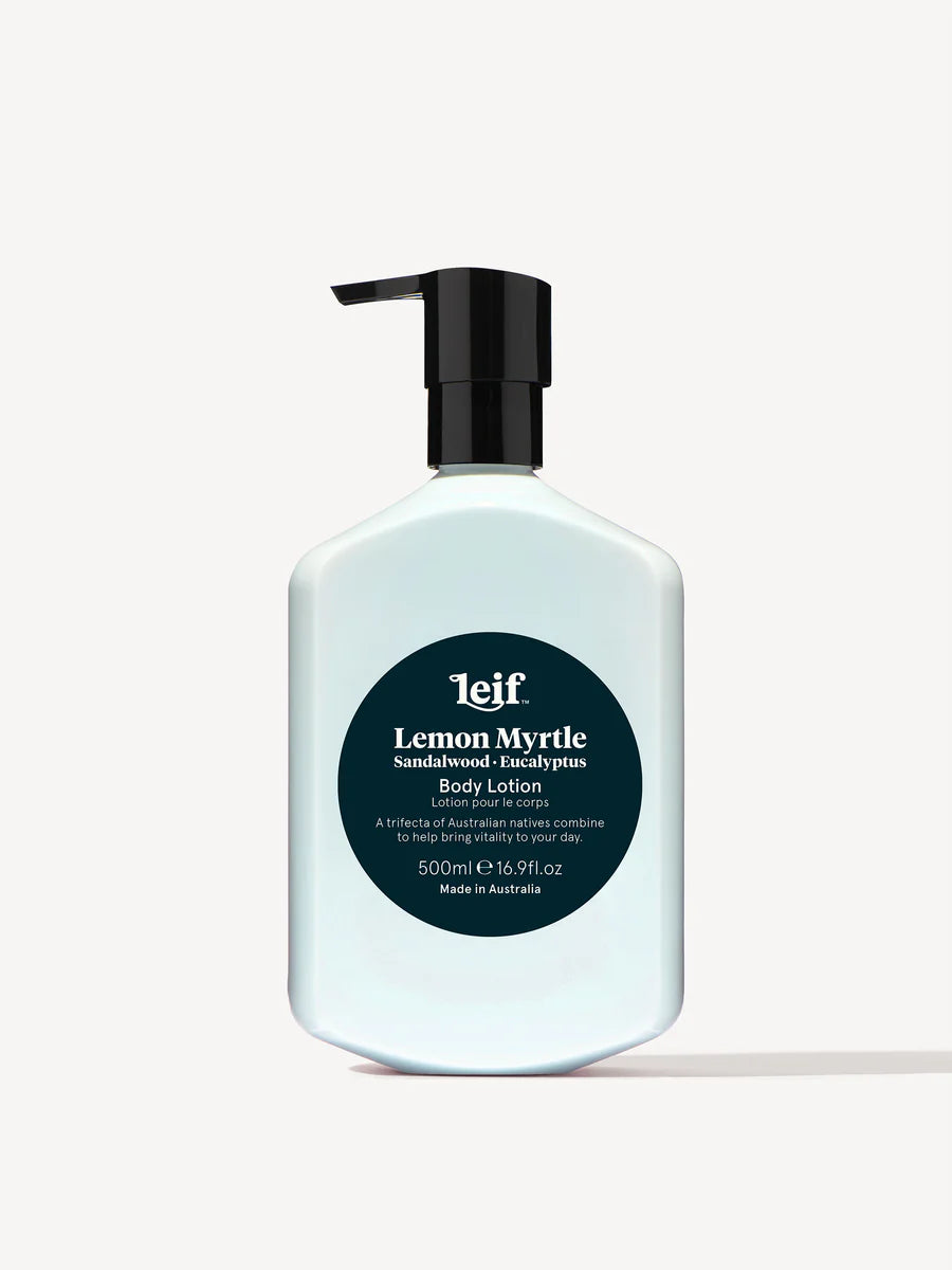 Leif Lemon Myrtle Body Lotion with Sandalwood and Eucalyptus - 500ml