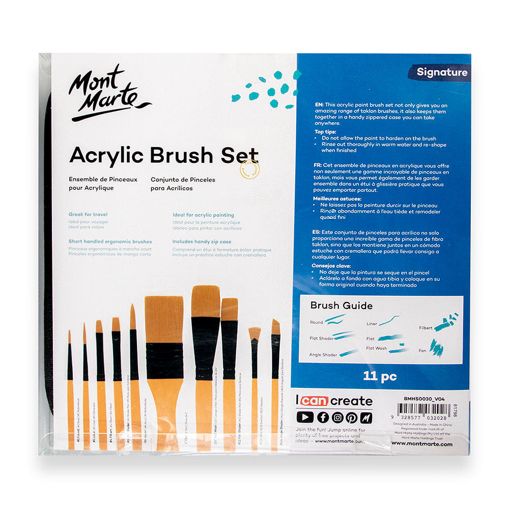 Acrylic Brush Set Signature 11pc