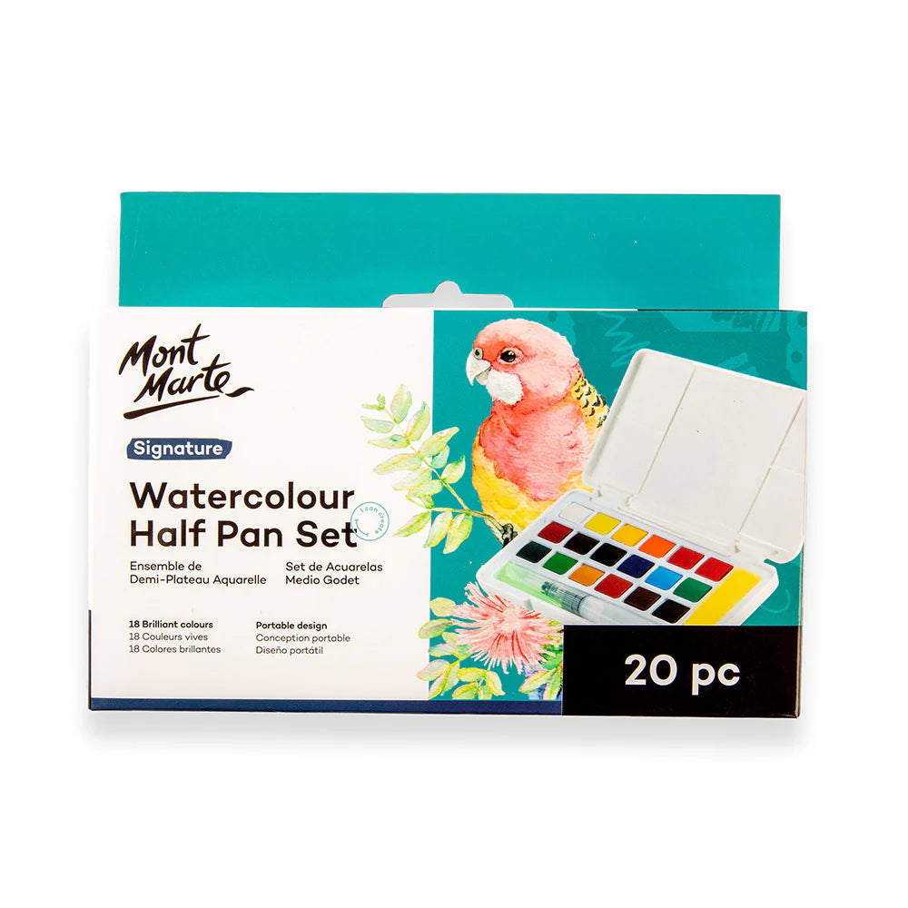 Watercolour Half Pan Set Signature 20pc