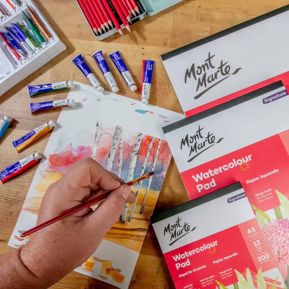 Watercolour Pad Signature A4 12 Sheet 300gsm