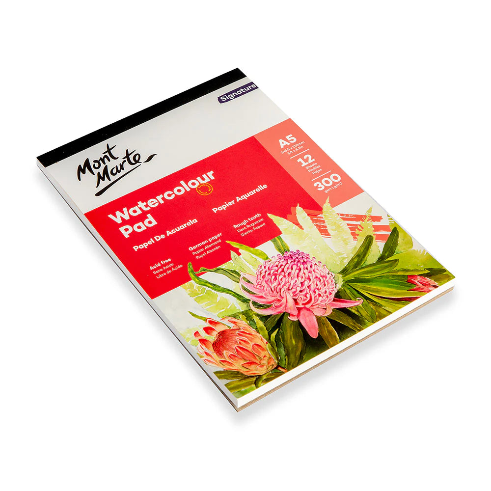Watercolour Pad Signature A5 12 Sheet 300gsm