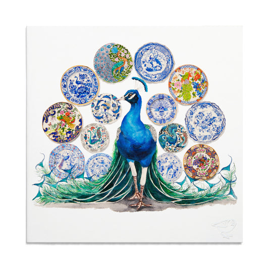 Denise Faulkner Watercolour - Framed 21 x 21  Prints