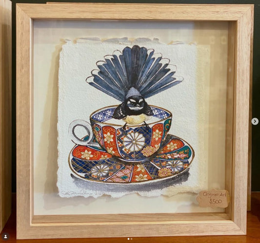 Denise Faulkner - Original Artwork " Deco Fantail"