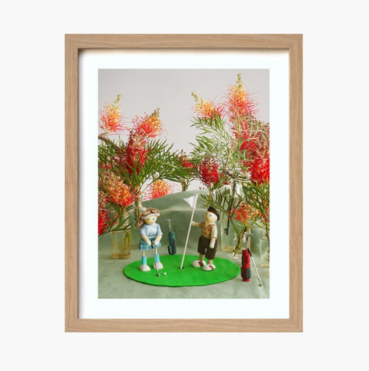 Jason McDonald Original - Golf in the Grevillea's