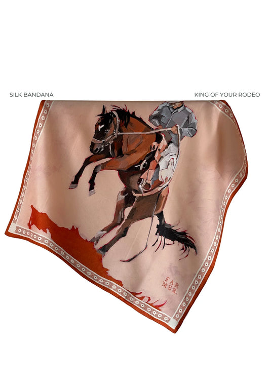 Whitney Spicer  Silk Bandana - King of Your Rodeo