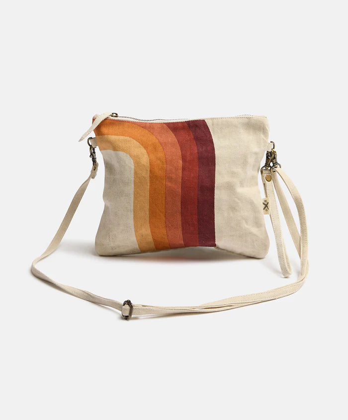 Pony Rider | INDENT S24 | Ground Up Clutch Bag | Natural Stripe