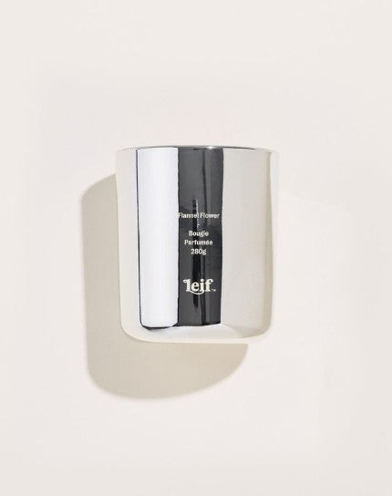 Leif Limited Edition Holiday Flannel Flower Silver Candle 280g