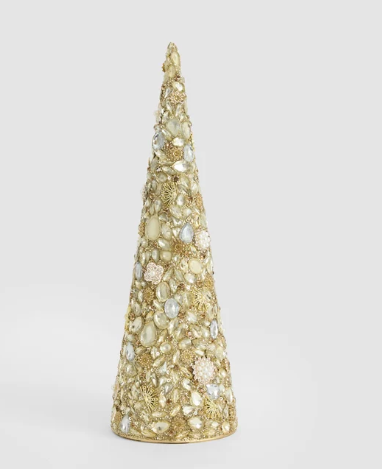 Oro Gem Cone Tree Gold