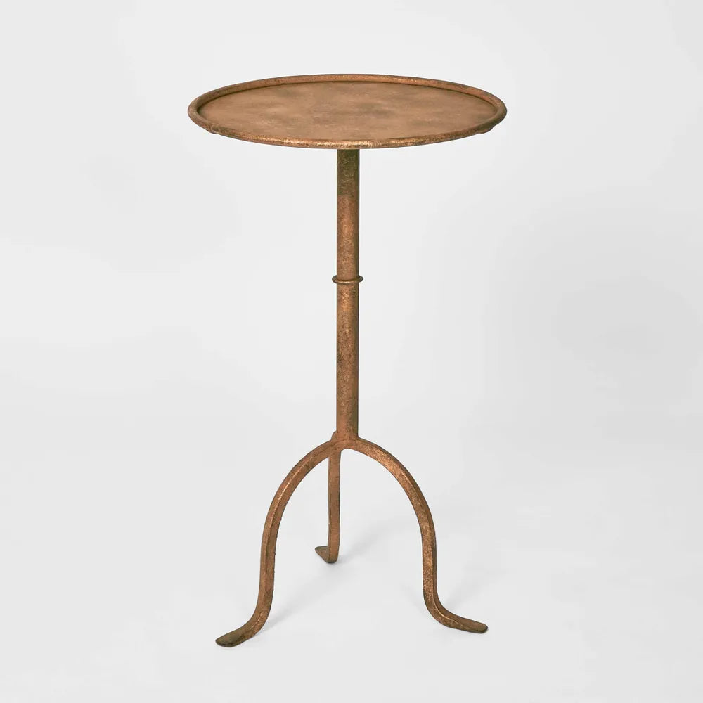 Provence Occasional Outdoor Table Aged Brass