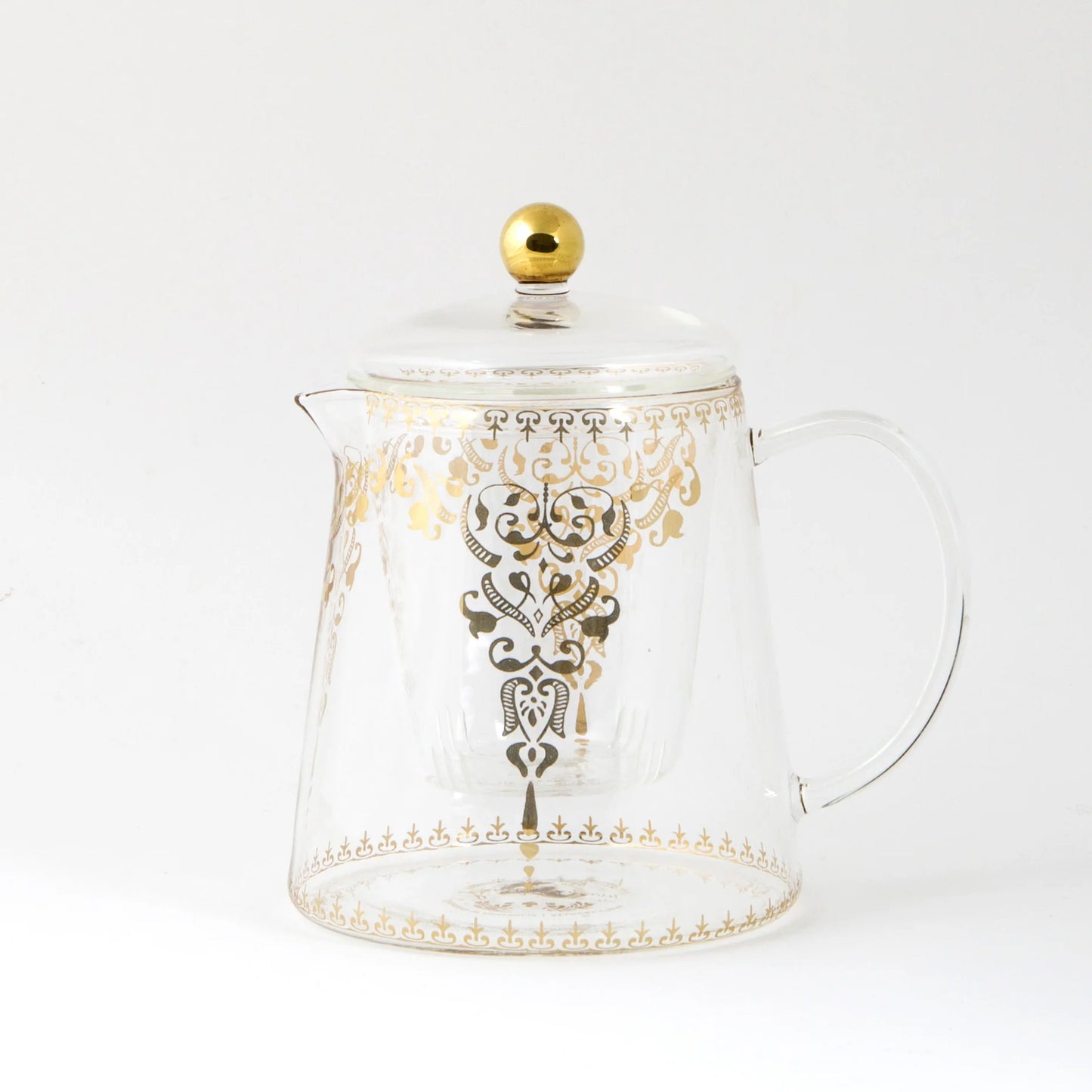 LyndalT - Glass Teapot in Moroccan Theme 800mL