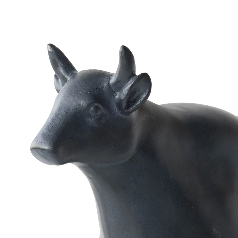 Fresian Black Cow Statue