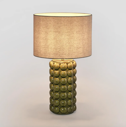 Condotti Green Table Lamp & Shade