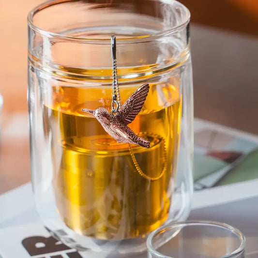 Tea Infuser Loose Leaf Tea Infuser Cylinder Hummingbird