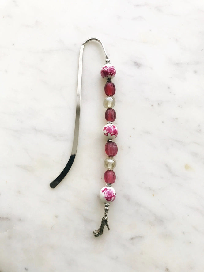 Handmade Vintage Bohemian Glass Bead Bookmark