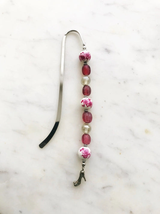 Handmade Vintage Bohemian Glass Bead Bookmark