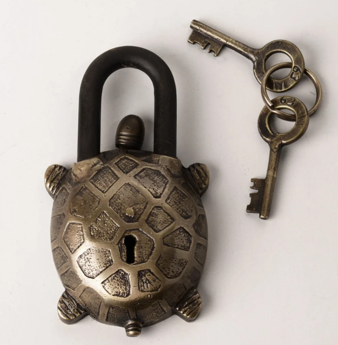 Brass Turtle Lock
