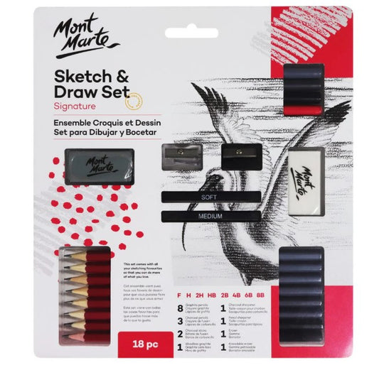 Sketch & Draw Signature Set 18pc