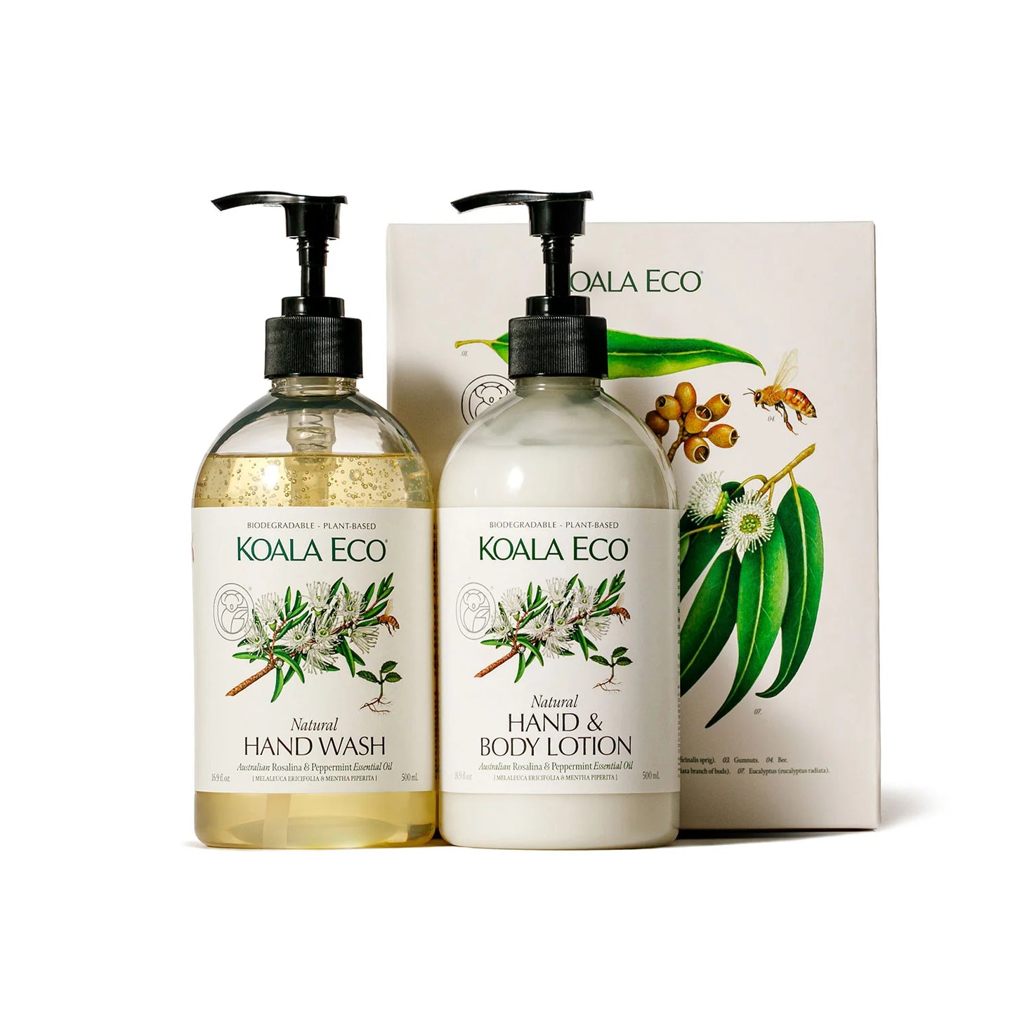 Koala Eco - Limited Edition Gift Collection - Hand Care Rosalina, Peppermint Essential Oil