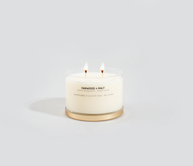 Meeraboo Candle - Oakwood + Malt