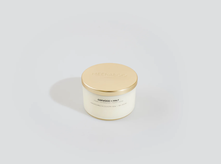 Meeraboo Mini Candle - Oakwood + Malt