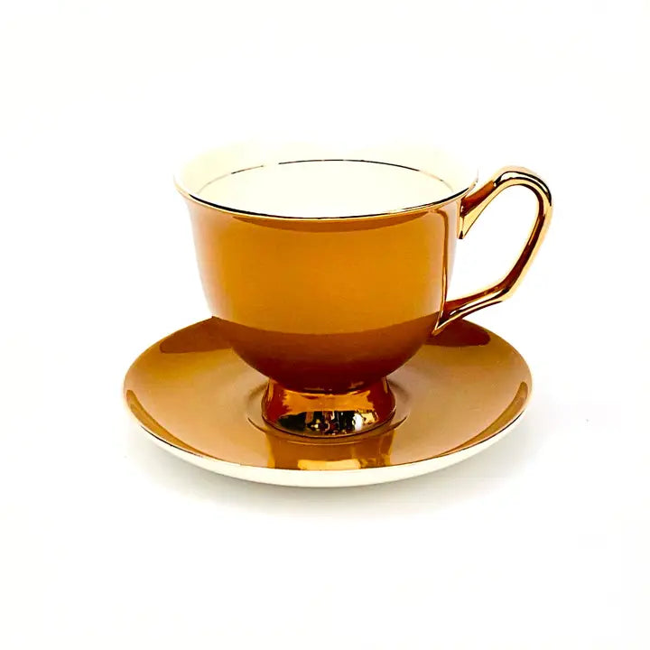 LyndalT - Teacup and Saucer Range - 375ml - Multiple Colours