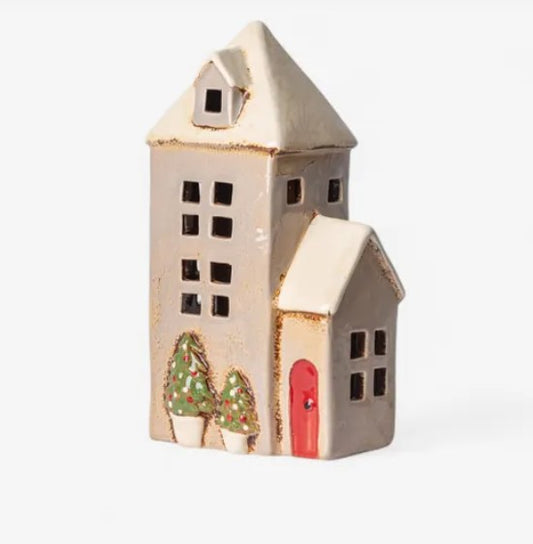 Alsace Tea Light Parish Christmas Stone