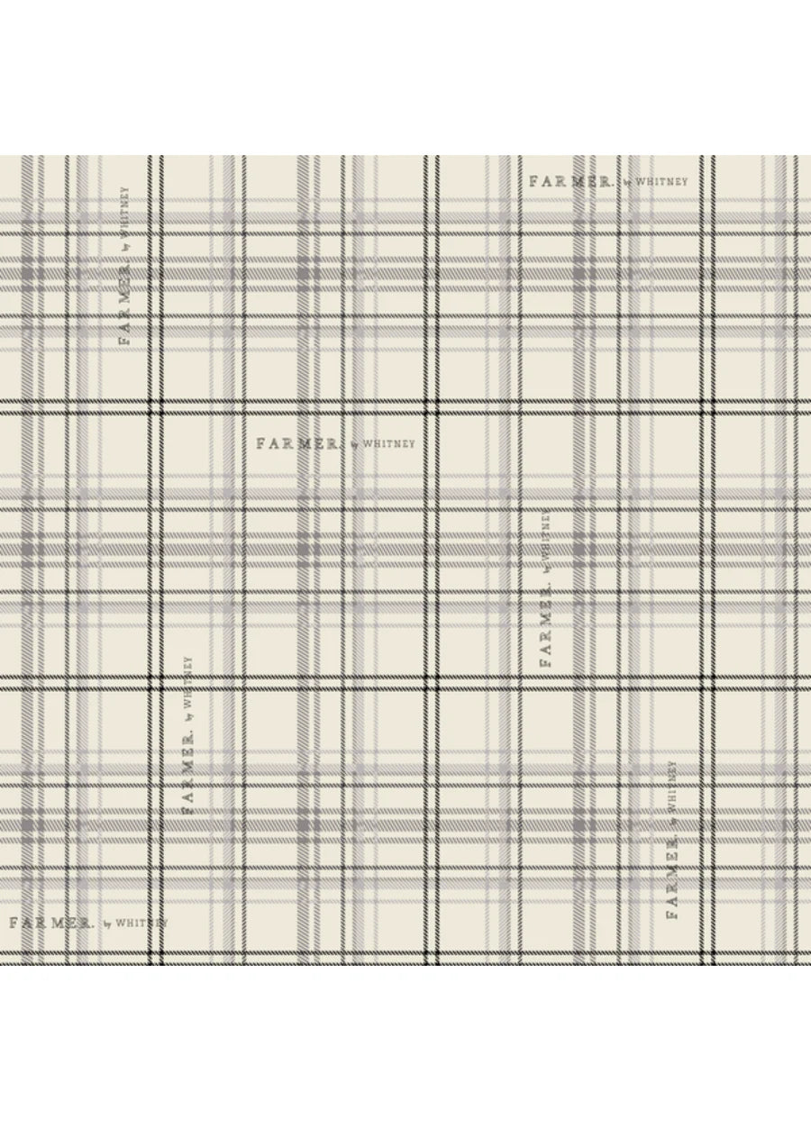 Whitney Spicer Silk Bandana - Pasture Plaid