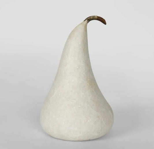 Marble Pear Ornament
