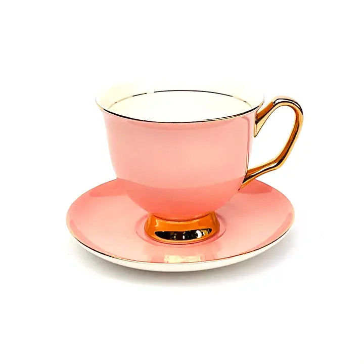 LyndalT - Teacup and Saucer Range - 375ml - Multiple Colours