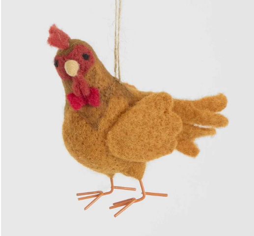 Roger the Rooster Hanging Tree Decoration