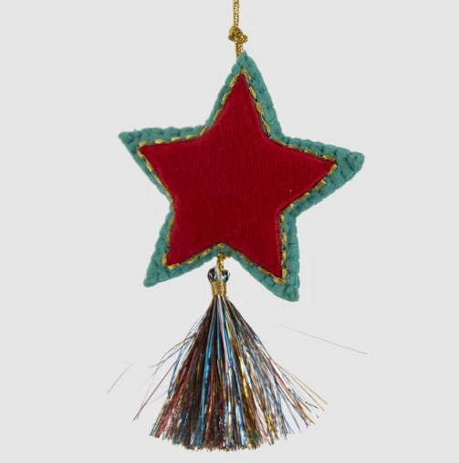 Shasa Tasselled Star Decoration