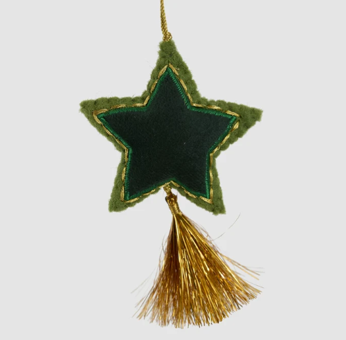 Shasa Tasselled Star Decoration