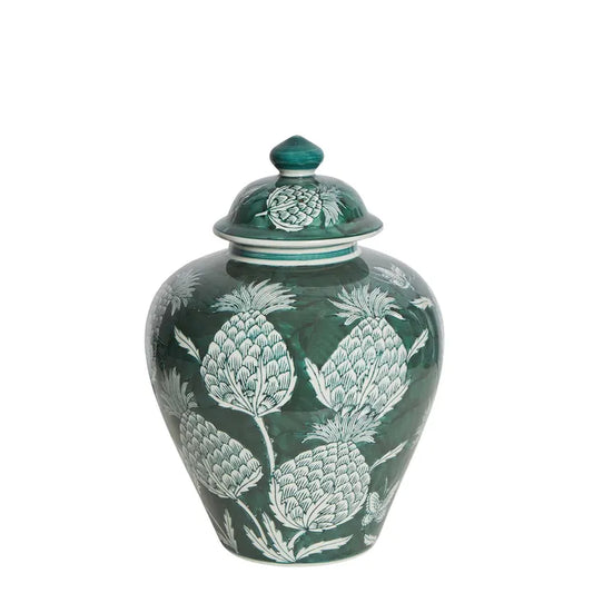 Thistle Porcelain Ginger Jar Medium