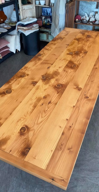 Hand Made Dining Table with Benches - Local Artisan MBT Timber