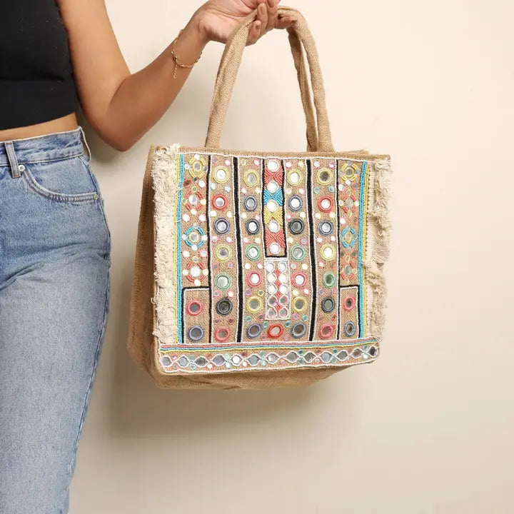 Modern Boheme Mirror Tote Bag