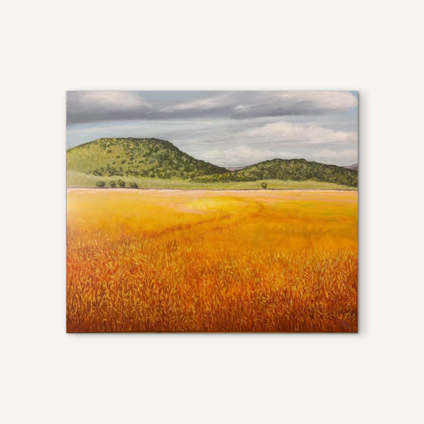 Anjee du Terreau Original Acrylic - "Champs D'or"