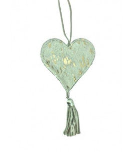 Hanging  Heart Decoration Silver