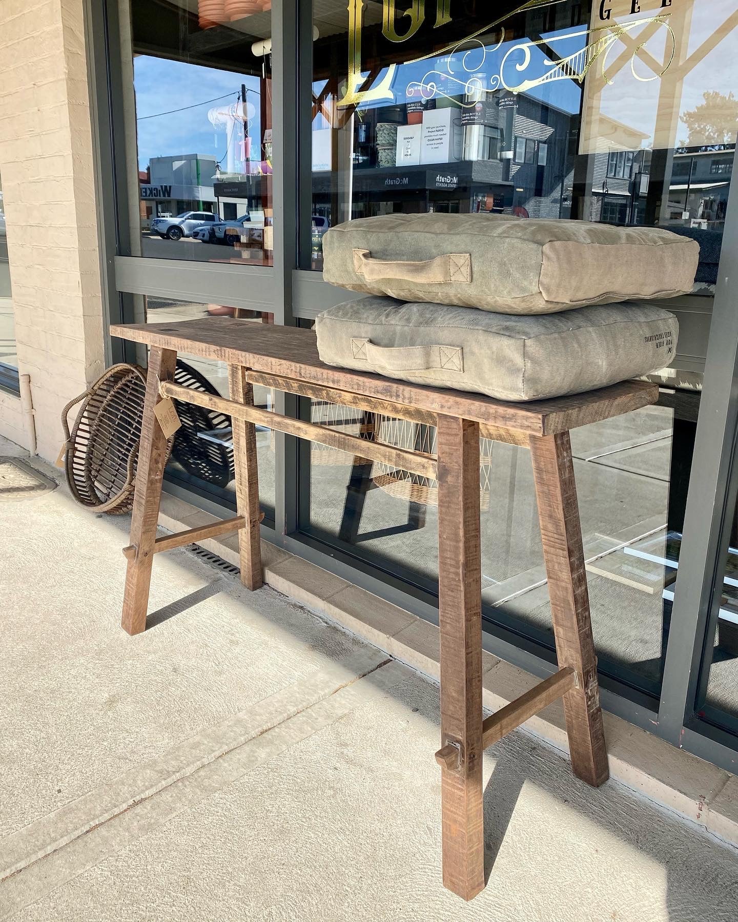 Recycled Teak Console