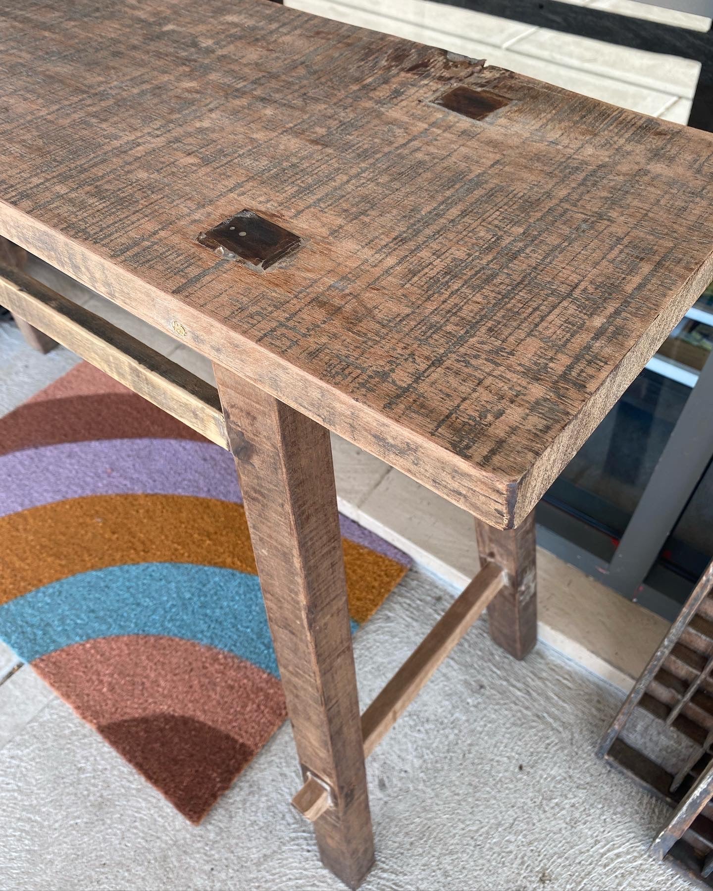 Recycled Teak Console